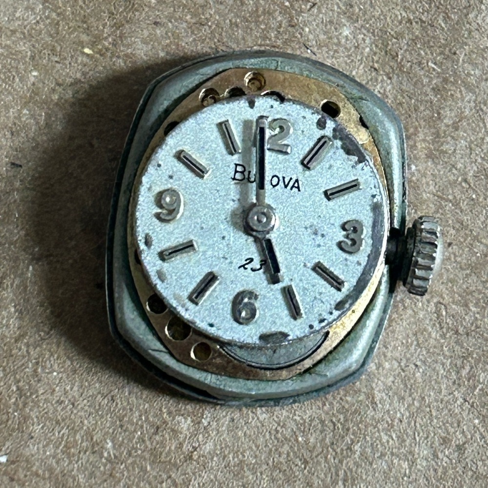 Bulova Silver Wearable Watch Face